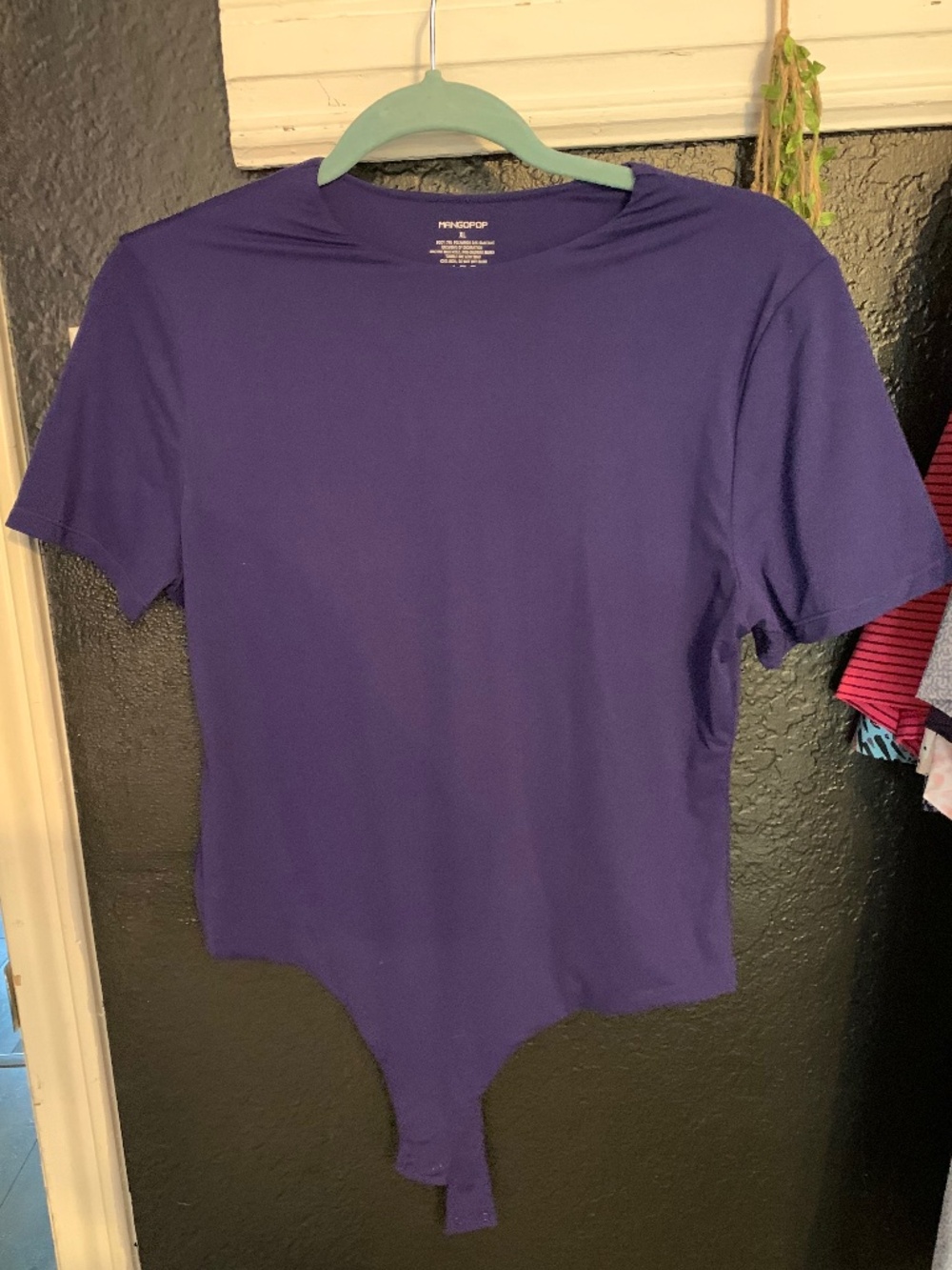 Mangopop blue bodysuit sz XL